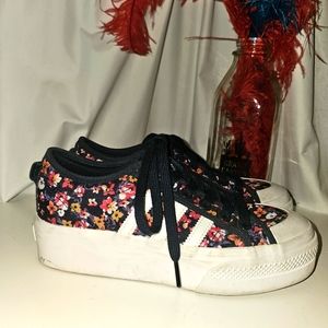 Adidas Floral Platform sneakers